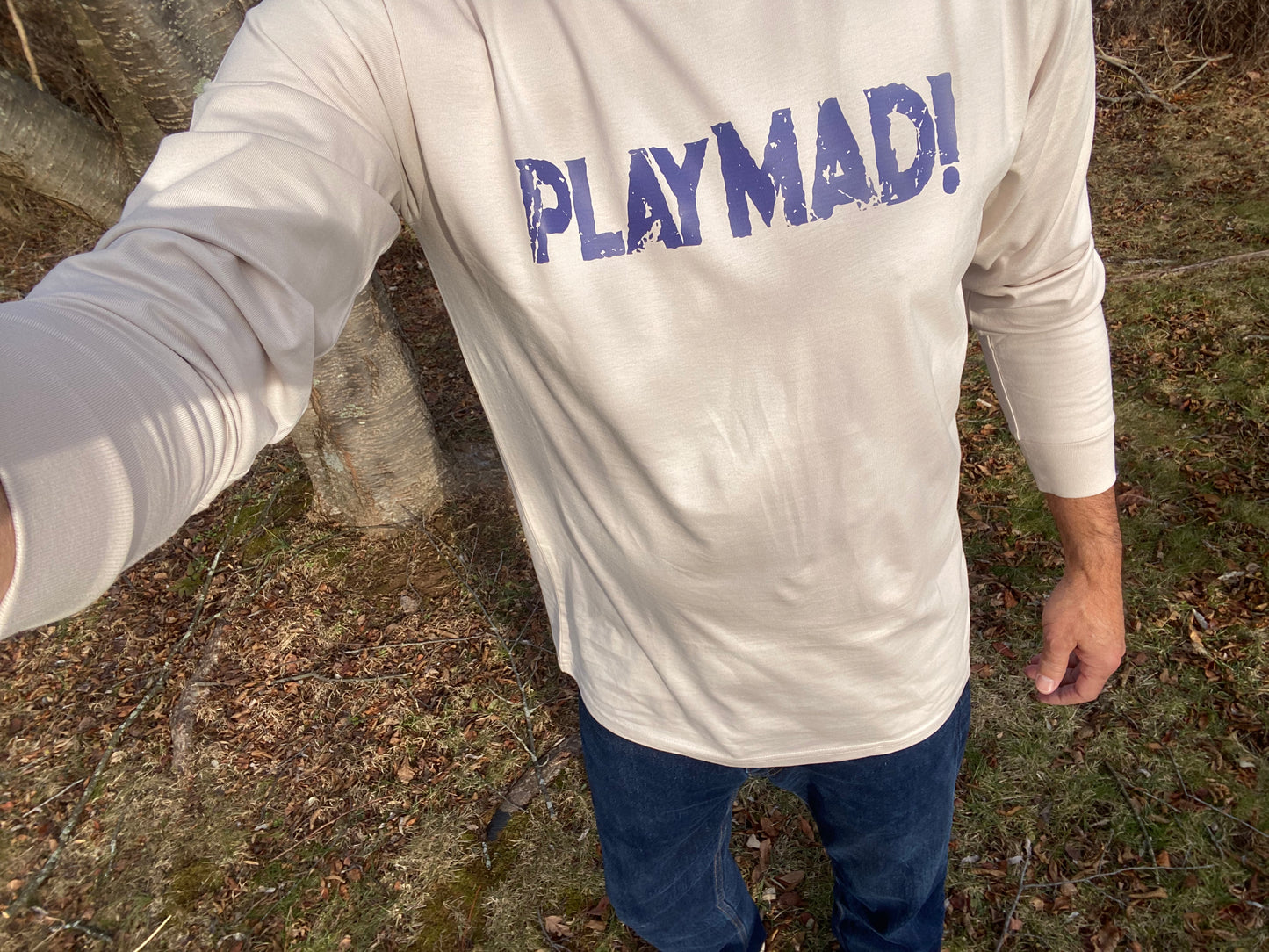 PlayMAD! Stepped Logo Vintage Long-T