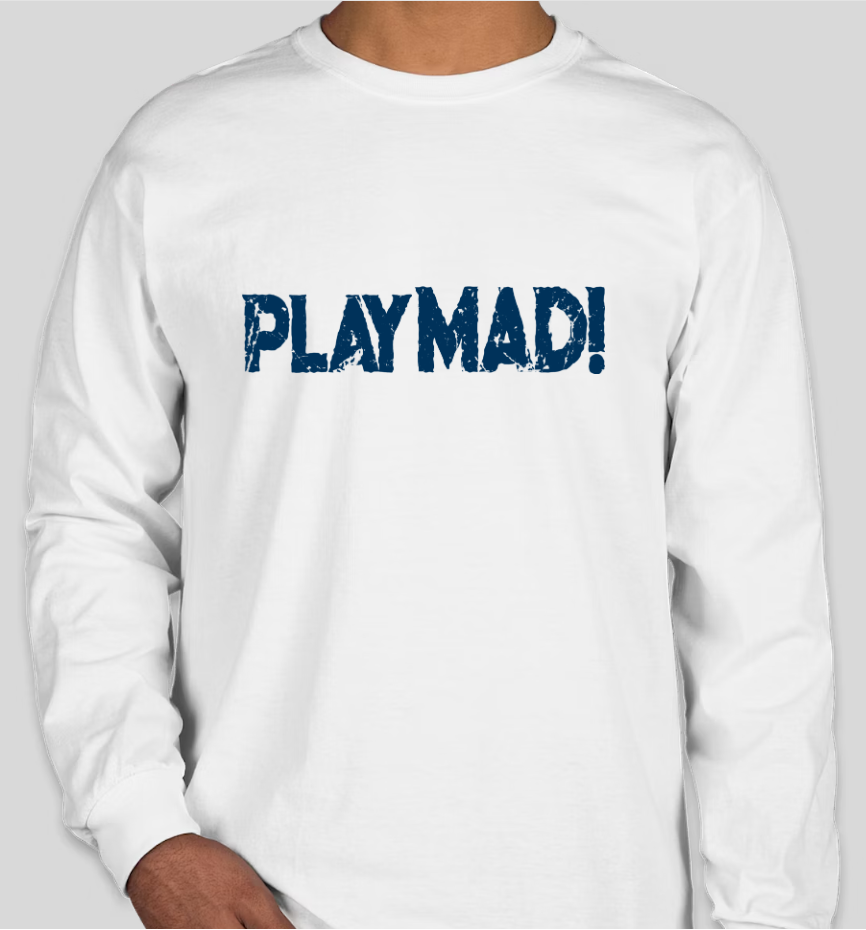 PlayMAD! Stepped Logo Vintage Long-T