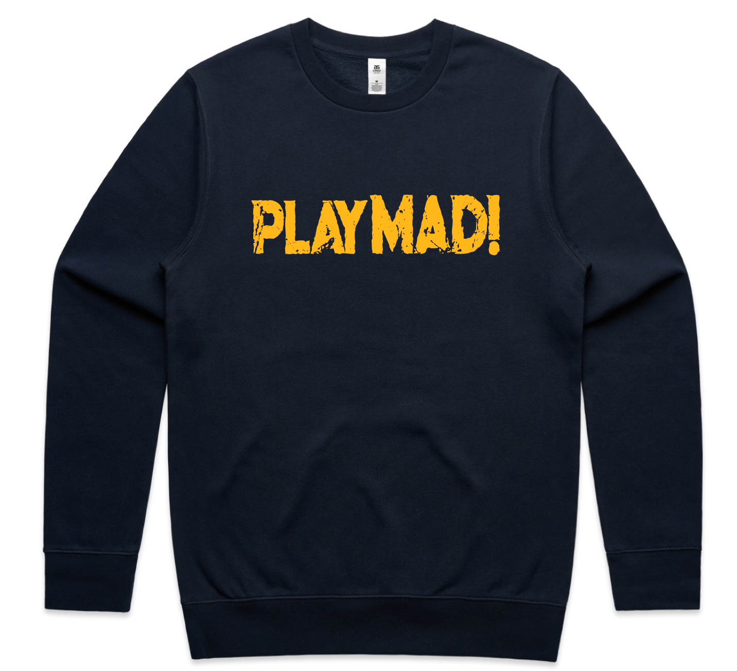 PlayMAD! Stepped Logo Vintage Crew