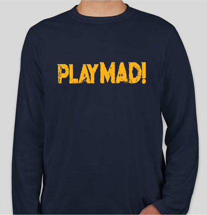 PlayMAD! Stepped Logo Vintage Long-T