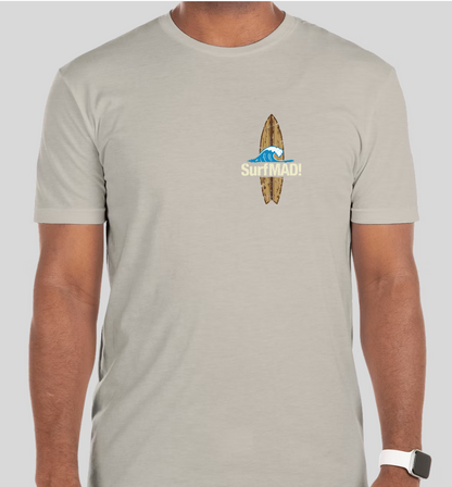 SurfMAD! Surfboard Tee - Men's (BeUNSTOPPABLE)