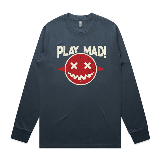 PlayMAD! with Face Logo Long T